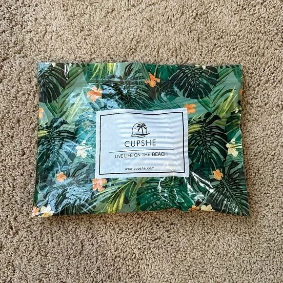 CUPSHE Navy & White Stripped Triangle Top Bikini - Picture 3 of 8